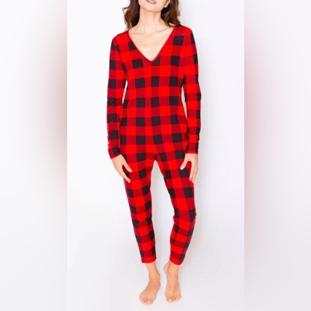 S | Smash+Tess Friday Romper | Pointsettia Red